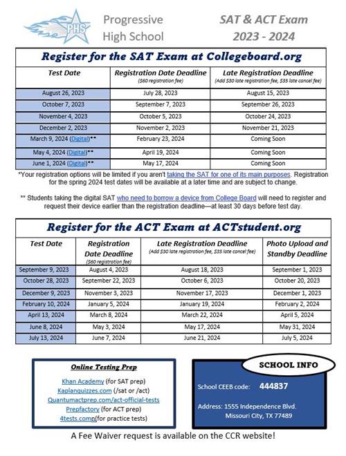 SAT/ ACT